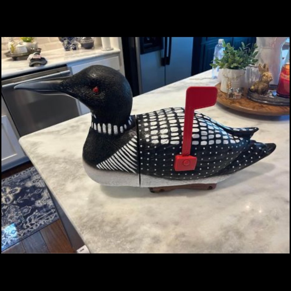 New Loon Duck mailbox